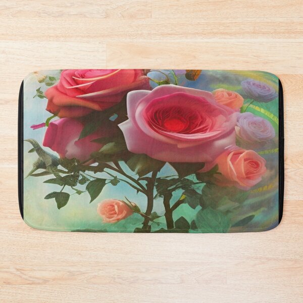 Item preview, Abstraction illustrative rosery Colorful hippie style Splash Flowers Imagination of dream  桜 world art bloomcore designed and sold by ValleyDream.