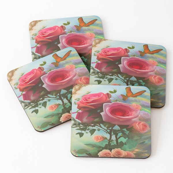 Item preview, Abstraction illustrative rosery Colorful hippie style Splash Flowers Imagination of dream  桜 world art bloomcore designed and sold by ValleyDream.