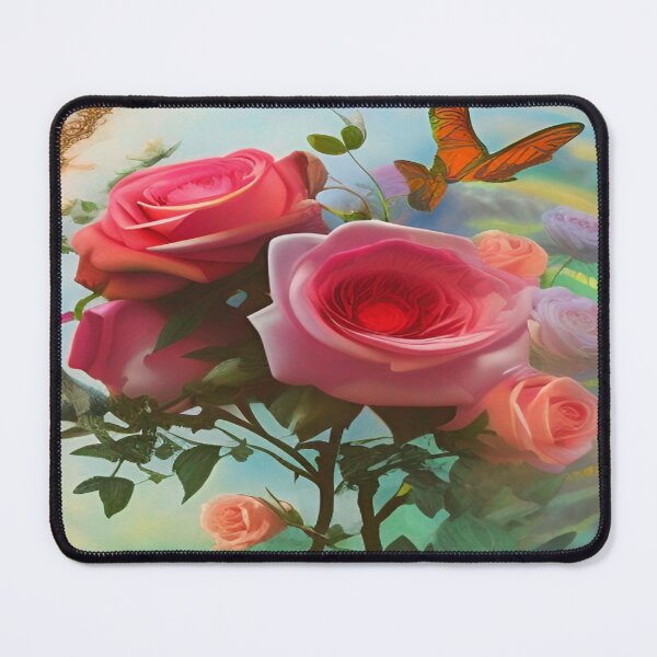 Item preview, Abstraction illustrative rosery Colorful hippie style Splash Flowers Imagination of dream  桜 world art bloomcore designed and sold by ValleyDream.