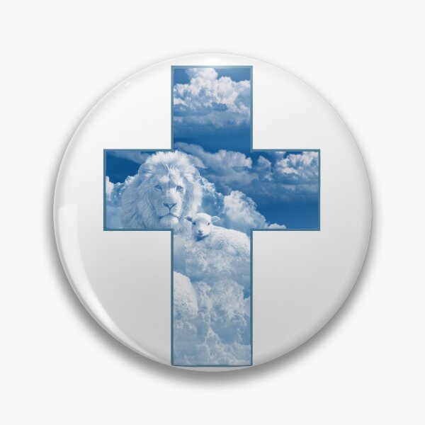 Item preview, Cross Lion and the Lamb Clouds, Sky Christian design designed and sold by BringingHOPE.