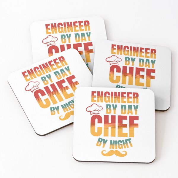 Item preview, Engineer By Day Chef By Night For Engineers designed and sold by NiceTees2021.