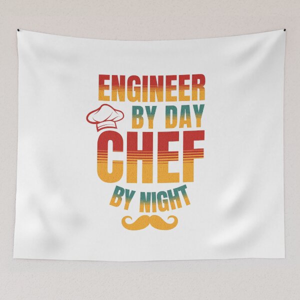 Item preview, Engineer By Day Chef By Night For Engineers designed and sold by NiceTees2021.