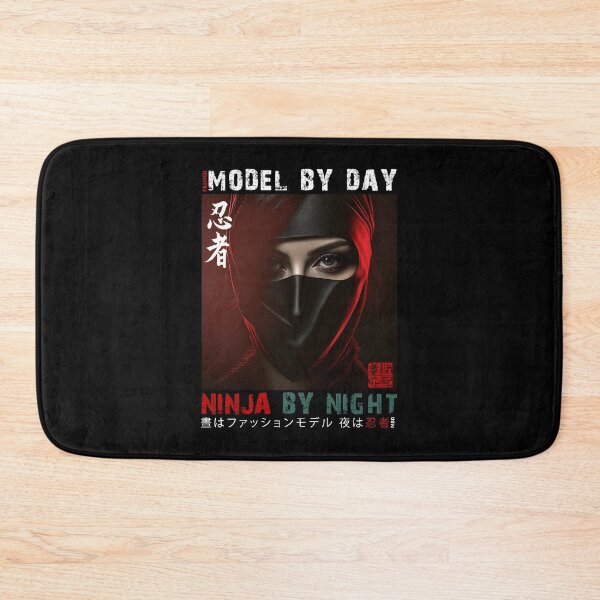 Item preview, Fashion Model By Day Ninja By Night - Masked Female Ninja Model | Fashion Model Ninja Woman Warrior designed and sold by MadeByRobots.