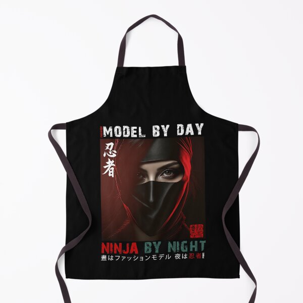 Item preview, Fashion Model By Day Ninja By Night - Masked Female Ninja Model | Fashion Model Ninja Woman Warrior designed and sold by MadeByRobots.