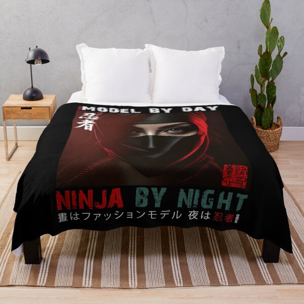 Item preview, Fashion Model By Day Ninja By Night - Masked Female Ninja Model | Fashion Model Ninja Woman Warrior designed and sold by MadeByRobots.
