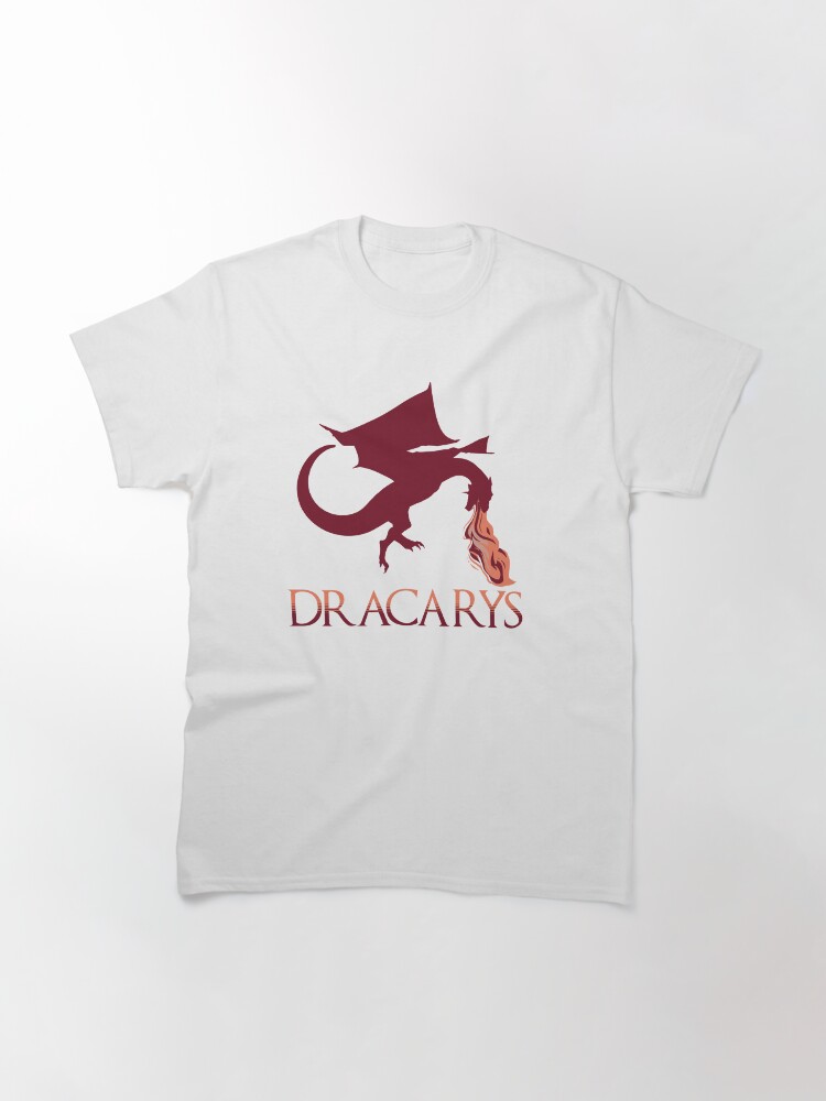 Aperçu 3 sur 7. T-shirt classique avec l'œuvre Dracarys ! créée et vendue par BomPom.