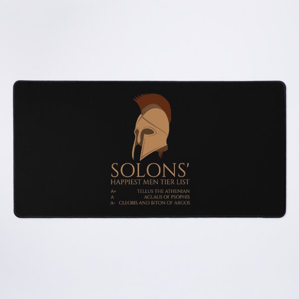 Item preview, Solons' Happiest Men Tier List - Ancient Greek History designed and sold by Styrman.