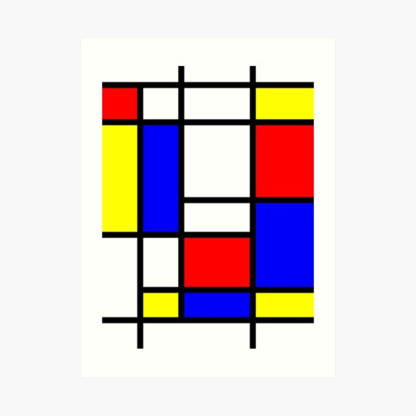 Mondrian Art Print