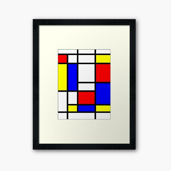 Mondrian Framed Art Print