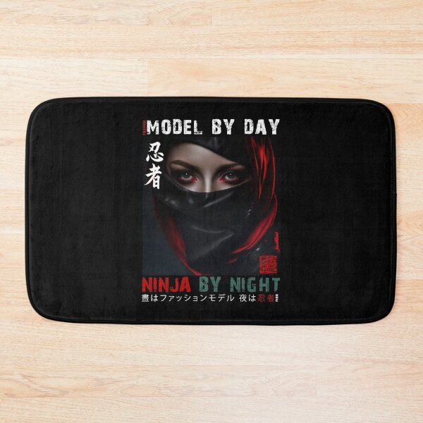 Item preview, Fashion Model By Day Ninja By Night - Masked Female Ninja Model | Fashion Model Ninja Woman Warrior designed and sold by MadeByRobots.