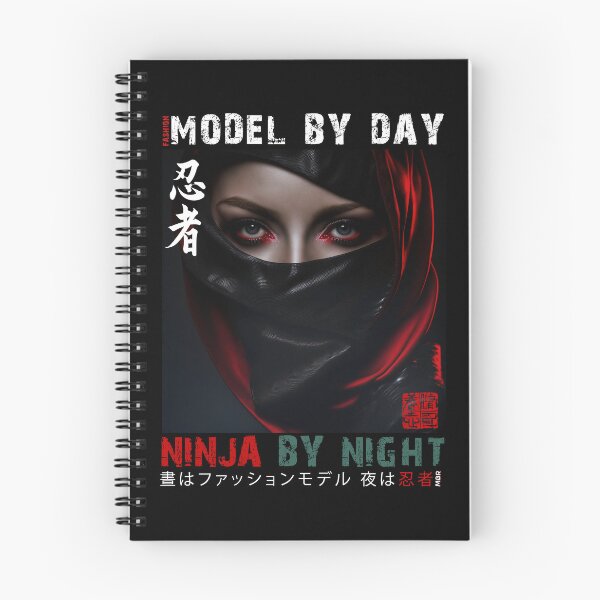 Item preview, Fashion Model By Day Ninja By Night - Masked Female Ninja Model | Fashion Model Ninja Woman Warrior designed and sold by MadeByRobots.