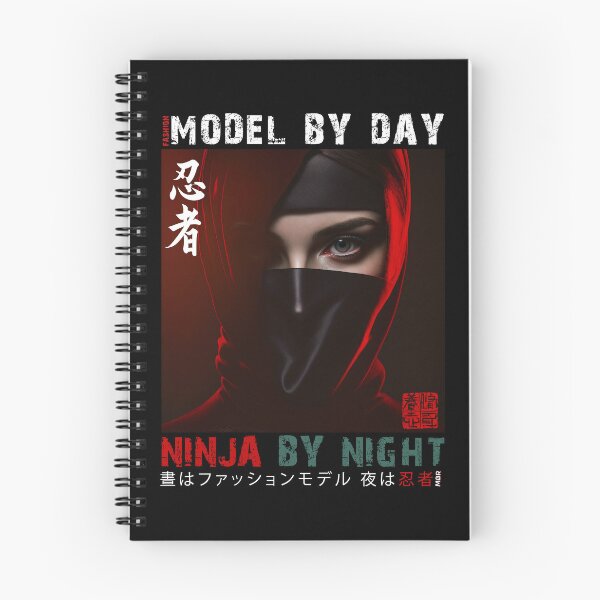 Item preview, Fashion Model By Day Ninja By Night - Masked Female Ninja Model | Fashion Model Ninja Woman Warrior designed and sold by MadeByRobots.