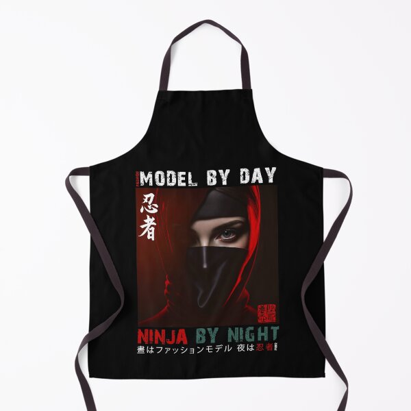 Item preview, Fashion Model By Day Ninja By Night - Masked Female Ninja Model | Fashion Model Ninja Woman Warrior designed and sold by MadeByRobots.