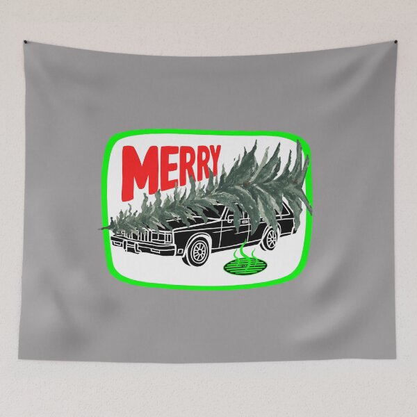 Item preview, Christmas Tree on Station Wagon designed and sold by AMERICANCHEEZ.