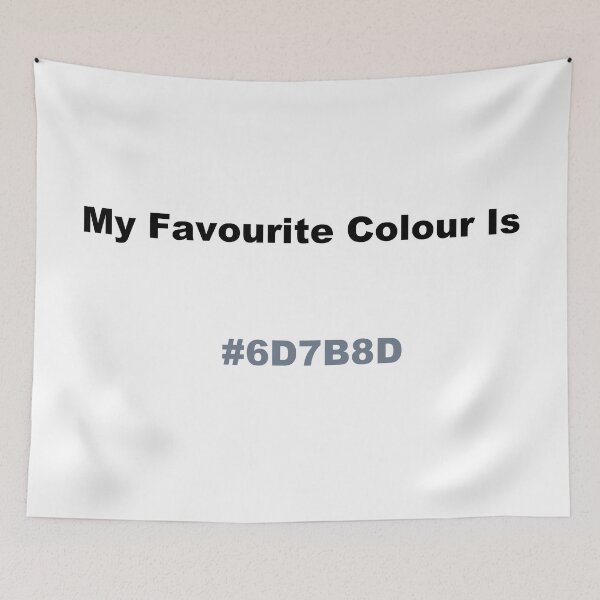 Item preview, My Favourite Colour Is #6D7B8D designed and sold by kiippers.