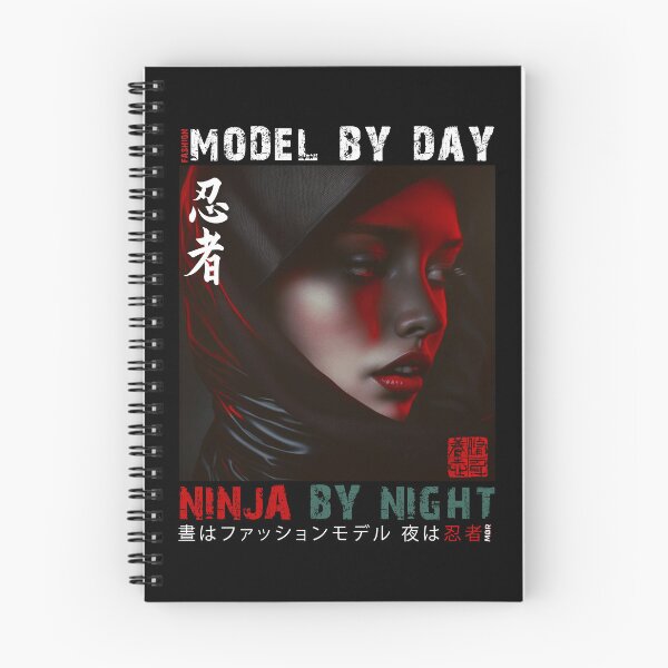 Item preview, Fashion Model By Day Ninja By Night - Masked Female Ninja Model | Fashion Model Ninja Woman Warrior designed and sold by MadeByRobots.