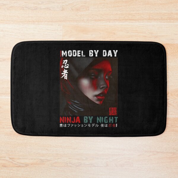 Item preview, Fashion Model By Day Ninja By Night - Masked Female Ninja Model | Fashion Model Ninja Woman Warrior designed and sold by MadeByRobots.