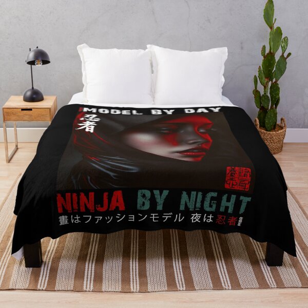 Item preview, Fashion Model By Day Ninja By Night - Masked Female Ninja Model | Fashion Model Ninja Woman Warrior designed and sold by MadeByRobots.