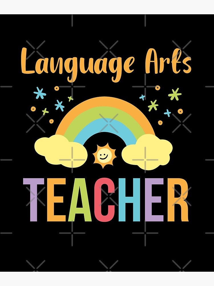 language-arts-teacher-poster-for-sale-by-kivarton-redbubble