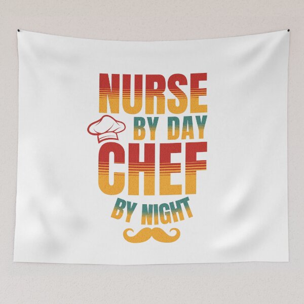 Item preview, Nurse By Day Chef By Night For Nurses designed and sold by NiceTees2021.