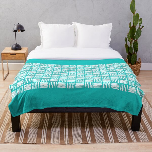 Item preview, Icy Mint Abstract Tile Pattern designed and sold by TosikArt.