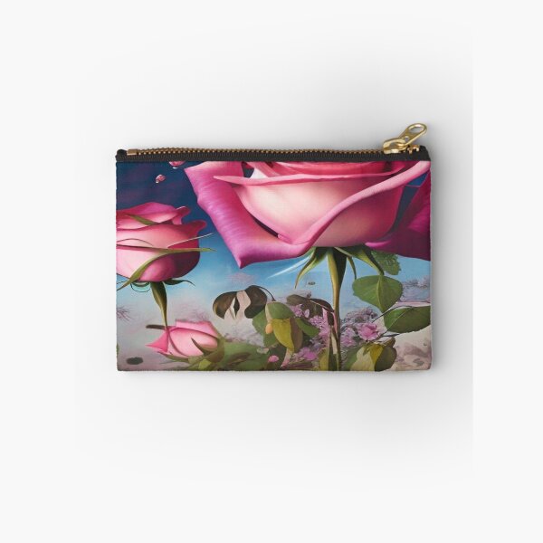 Item preview, three red roses canvas painting designed and sold by ValleyDream.