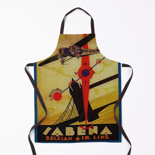 Item preview, SABENA Vintage London to Scandinavia Publicity Travel Poster 30's designed and sold by Mitch-Angelo.