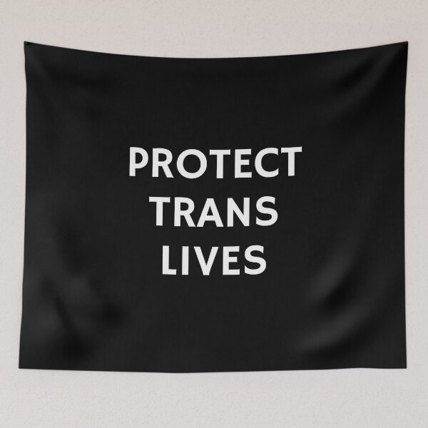 Item preview, Protect Trans Lives  designed and sold by Inspirationmotivation.