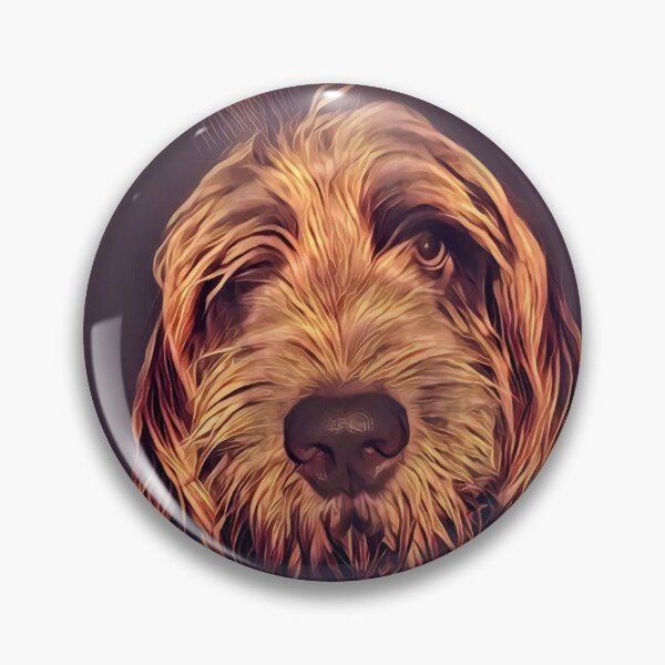 Item preview, Somethings on your mind Spinone by heidiannemorris © designed and sold by FOLK ART FUSION by heidiannemorris.