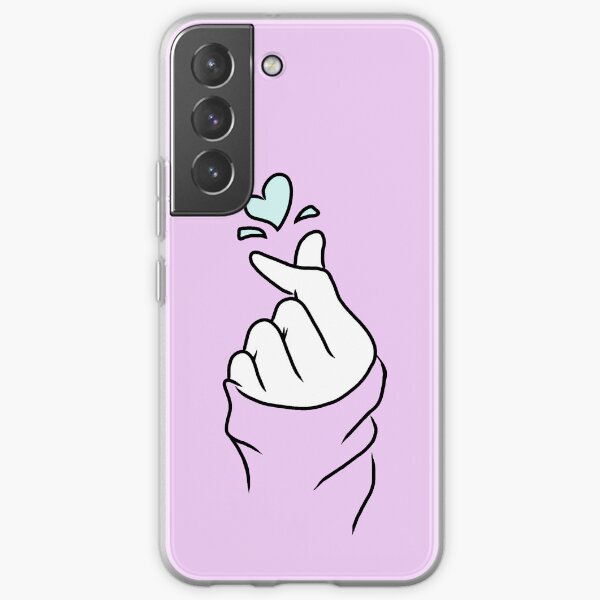 Coeur mignon ~ Violet Pastel Coque souple Samsung Galaxy