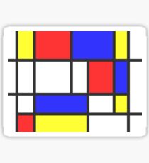 Mondrian Sticker