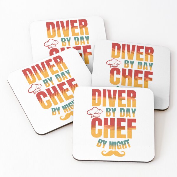 Item preview, Diver By Day Chef By Night For Divers and Lake lovers designed and sold by NiceTees2021.