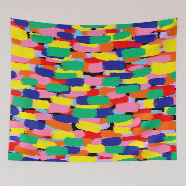 Item preview, Abstract, Rainbow Colours, Paint Brush Effect designed and sold by OneThreeSix.