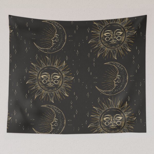 Item preview, moon and sun designed and sold by atlasbackache.