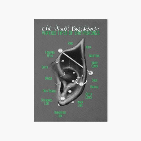 Carte de vœux for Sale avec l'œuvre « Tableau de perçage d'oreille elfique,  peau légèrement teintée » de l'artiste Jarrod Vandenberg