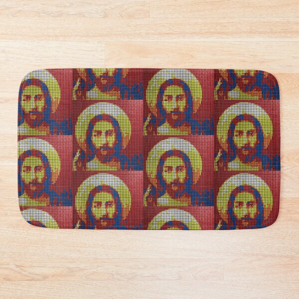 Item preview, Jesus Christ Rubik's cubes mosaic designed and sold by Speedsam Cube.