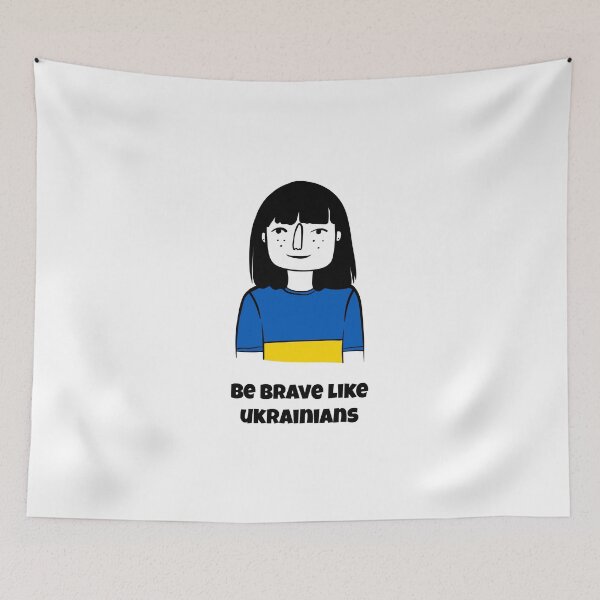 Item preview, Be brave like Ukrainians designed and sold by HelgaScand.