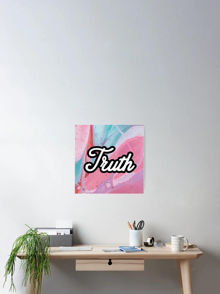 Thumbnail 2 of 3, Poster, Truth Pattern designed and sold by Generationalpic.