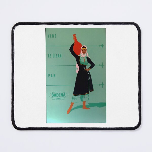 Item preview, SABENA Vintage To Liban Publicity Travel Poster 50's designed and sold by Mitch-Angelo.
