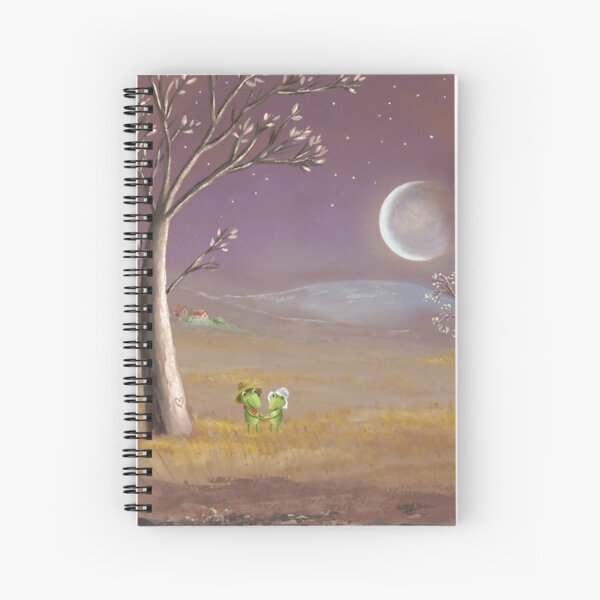 farmer frogs Spiral Notebook