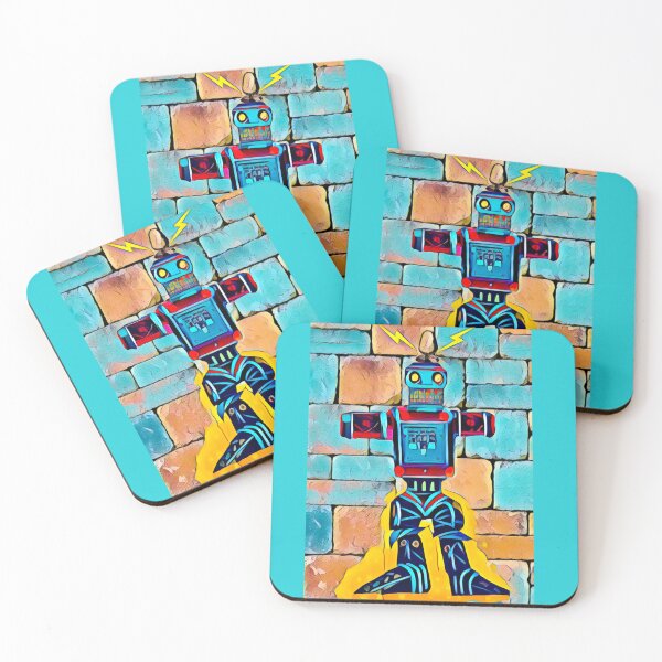 Item preview, Robot Street Art designed and sold by Mizjean.