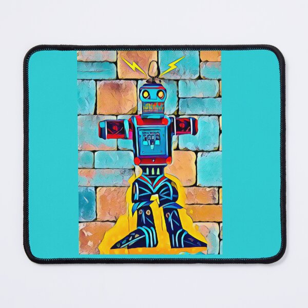 Item preview, Robot Street Art designed and sold by Mizjean.