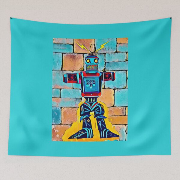 Item preview, Robot Street Art designed and sold by Mizjean.
