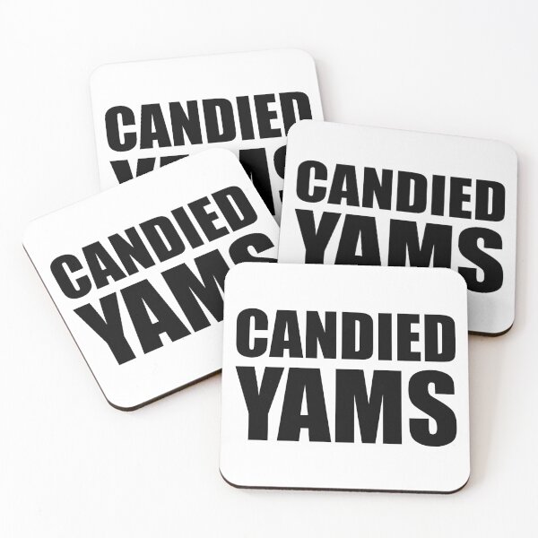 Item preview, CANDIED YAMS Funny Food Design Holiday Thanksgiving Christmas designed and sold by PuddleMart.