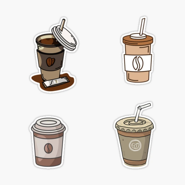 iced coffee Sticker for Sale by ahp00