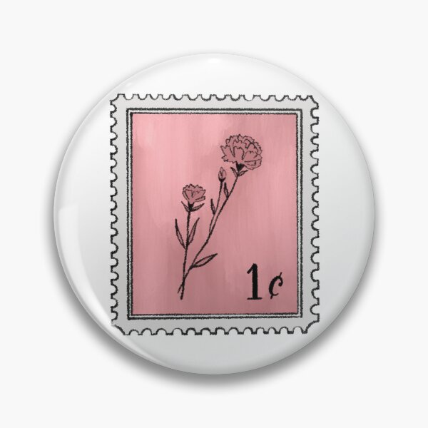 Item preview, January Birth Flower Carnation Stamp designed and sold by Zephyr-Studio.