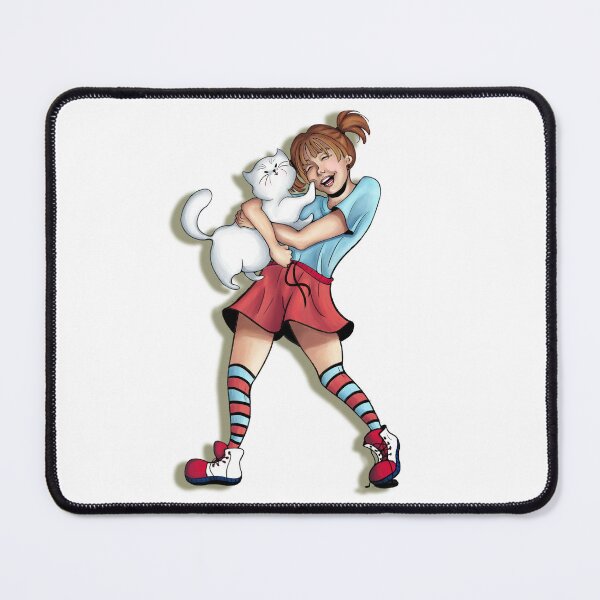 Item preview, Little Girl and Her Cat designed and sold by 4Gani.