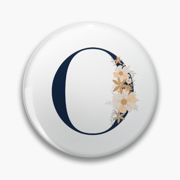 Item preview, Letter O monogram dark blue designed and sold by Bon-mots-jkd.