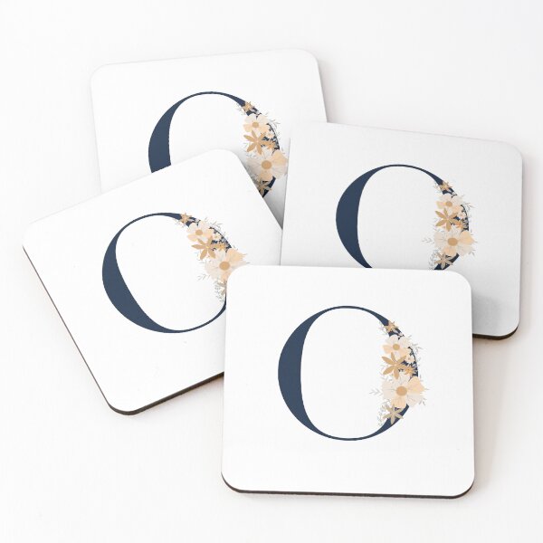 Item preview, Letter O monogram dark blue designed and sold by Bon-mots-jkd.