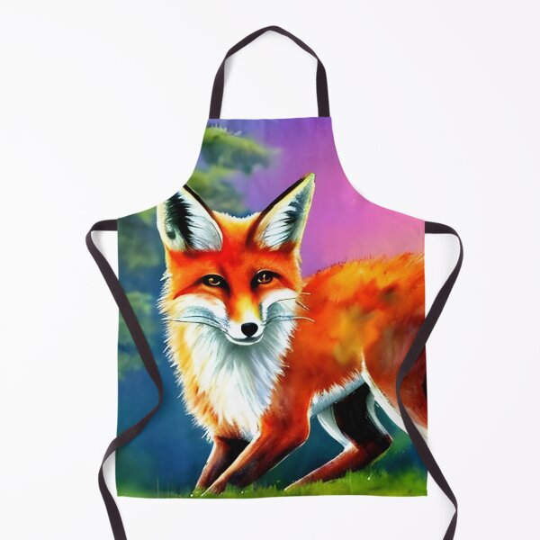 Artikelvorschau, Aquarell-Fuchs-Design entworfen und verkauft von The Love Quill.